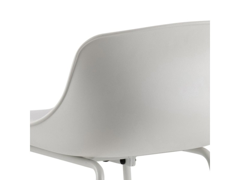 Stołek barowy Tina White PU - ACTONA